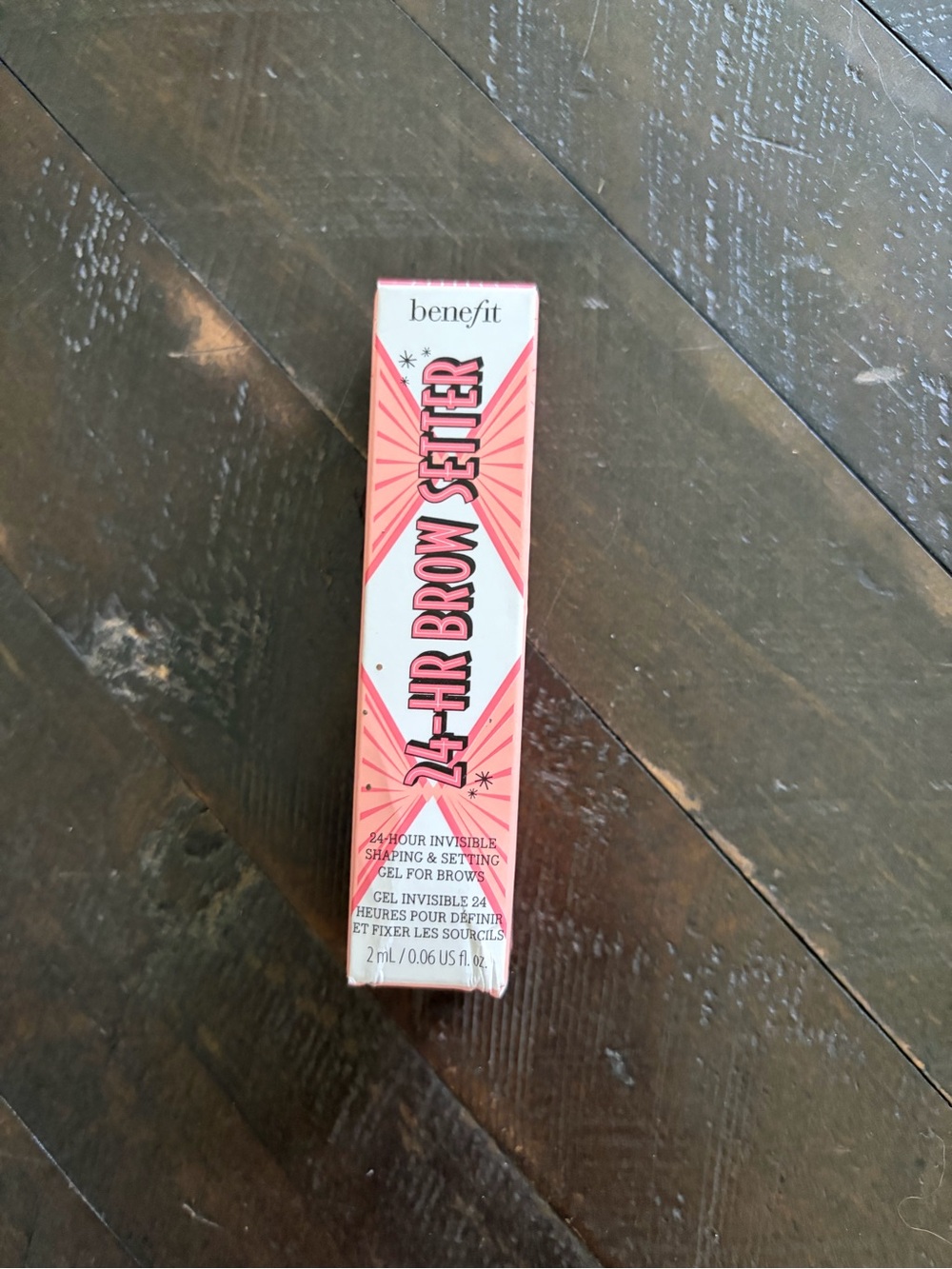 Benefit 24-HR Brow Setter Gel — Pink & White Packaging